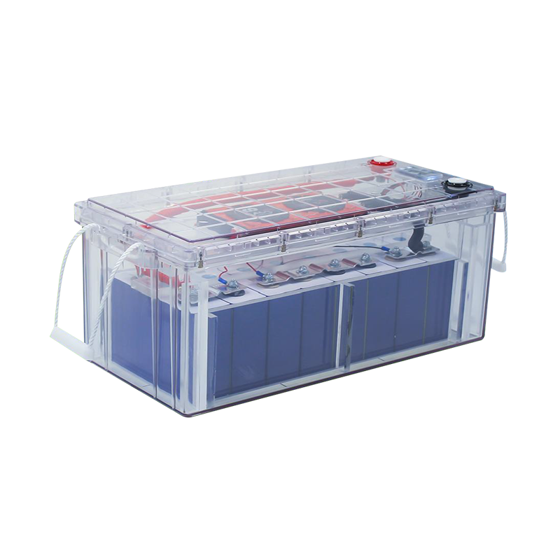 12.8V/25.6V Energy Storage Lithium Iron Phosphate Battery (Transparent Shell)
